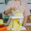 Cabbage Shredders Stainless Steel Vegetable Peeler Cutter Wide Mouth Fruit Salad Graters Knife Cooking Kitchen - white