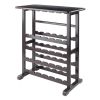 Vinny Wine Rack Espresso - 92023