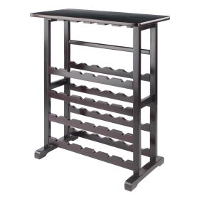 Vinny Wine Rack Espresso - 92023