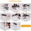 Foldable BBQ Grill Portable Charcoal Barbeque Grill Stainless Steel BBQ Grill For Picnic Camping Backyard Cooking - Silver