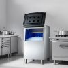 Commercial Ice Maker Storage Bin, 250LBS Capacity Ice Bin, Stainless Steel Ice Storage Bin with Filter and Adjustable Anti-slip Rubber Feet