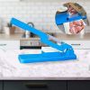 Household fruit and vegetable slicer slicer cutting rice cake knife cutting donkey-hide gelatin cake knife household rice cake slice - blue