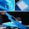 Household fruit and vegetable slicer slicer cutting rice cake knife cutting donkey-hide gelatin cake knife household rice cake slice - blue