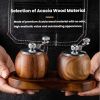 Hand-Crank Mini Ceramic Core Multi-Purpose Grinder - Natural - Double+Base
