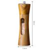 Pepper Grinder Pagoda-shaped Wooden Kitchen Pepper Mill - Natural - Single