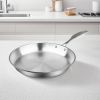 8.7 in Stainless Steel Fry Pan – Top Grade, Induction Compatible Frying Pan Skillet