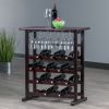 Vinny Wine Rack Espresso - 92023