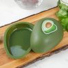 1pc Avocado Saver; Plastic Avocado Keeper; Reusable Avocado Holder Container For Refrigerator Storage Fresh Keeping - Green