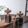 3 Pcs Glass Coffee Jars with Spoons, Candy Jars, Biscuit Jars, Storage Jars, Tea Jars, Snack Jars, Seasoning Jars, Salt Jars, Pepper Jars - 3