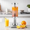 0.8 Gal Stainless Steel Beverage Dispenser –Ice Cylinder Hot & Cold Water Jug, Durable Drink Container  Ideal for Home, Office, Café, or Catering