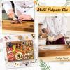 Kitchen Tools Multi-Purpose Cutting Board with Handle - Natural - 24" x 18"