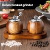 Hand-Crank Mini Ceramic Core Multi-Purpose Grinder - Natural - Single
