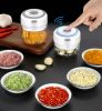 Quick Chop Powered Herbs; Veggie Chopper And Salsa Maker - WHITE