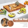 Kitchen Tools Multi-Purpose Cutting Board with Handle - Natural - 18" x 12"