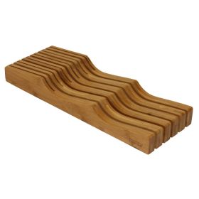 Oceanstar In-Drawer Bamboo Knife Organizer - KB1354