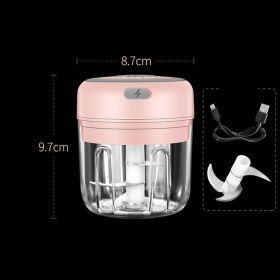 Quick Chop Powered Herbs; Veggie Chopper And Salsa Maker - PINK