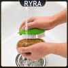 Crevice Brush Fruit And Vegetable Clean Cleaning Brush Portable Plastic Cleaning Vegetable Artifact Kitchen Gadgets Bendable - Blue - China