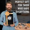 Bartender Kit with Whiskey Smoker 13 pcs Bamboo Stand  Bar Set with Cocktail Shaker Bartending Kit with Essential Bar Accessory Tools Wood Chips Black