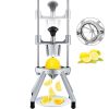 8-Section Commercial Easy Wedger Stainless Steel Blade Fruit Lime Slicer, Lemon Cutter 8 Wedges for Bar Restaurant - 8-petal