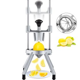 8-Section Commercial Easy Wedger Stainless Steel Blade Fruit Lime Slicer, Lemon Cutter 8 Wedges for Bar Restaurant - 8-petal