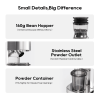 Automatic Coffee Grinder with 48-Stage Grind Adjustment, 245g Coffee Bean Chamber, 160g Ground Coffee Chamber, 58-54-51mm Grounding Hammer