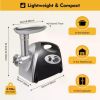 2800W Electric Meat Grinder Powerful Max Heavy Duty Meat Mincer Sausage Grinder Stainless Steel Food Processor Sausage Stuffer Home Use