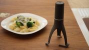 The Unique Automatic Pan Stirrer - Longer Nylon Legs Kitchen Tools Automatic Triangle Mixer Whisk - Longer Nylon Legs