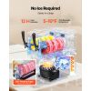 Slushie Machine, 3L/100oz x 2 Tank Slushy Machine for Home, No Ice Needed Frozen Drink Maker, Margarita Maker with Self-Cleaning