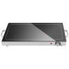 Food Warmer with Adjustable Temperature, Electric Warming Tray with Cool-Touch Handles for Parties, Buffets, Black - Black