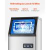 Commercial Ice Maker Machine, 100lbs/24H Ice Maker Machine with 16lbs Storage Capacity, 36 Ice Cubes in 15 Minutes