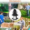 12V Water Pump With 2 Hose Clamps 130Psi Self Priming Sprayer Pump 70W Electric Diaphragm Water Pump 6L/Min For Rv Camper Marine Boat