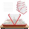 4Pack 31.50×12.99×13.39In Garden Row Accelerator Plants Covers Plant Net Cage Guard Greenhouse Covers Protect Seedling Fruit Vegetable Rows From Frost